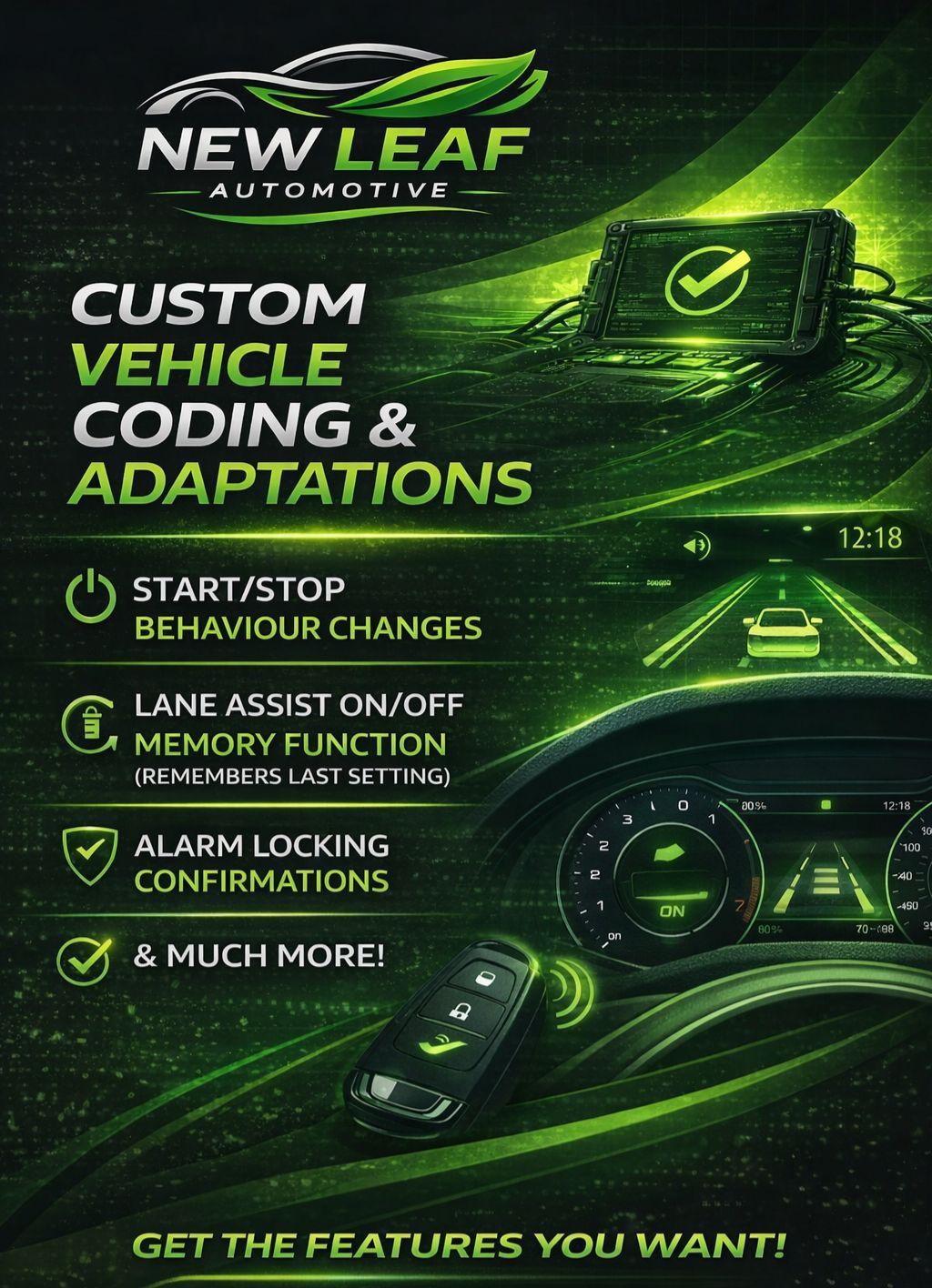 New Leaf Automotive coding campaign visual